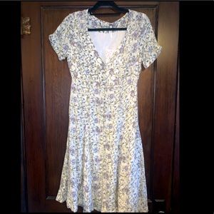 Free people prairie button down dress, NWT